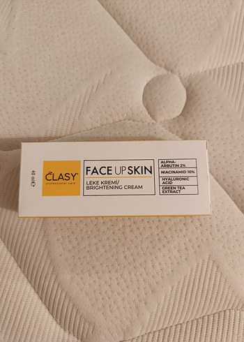 Clasy Face Upskin Aydınlatıcı Leke Kremi 40 ml