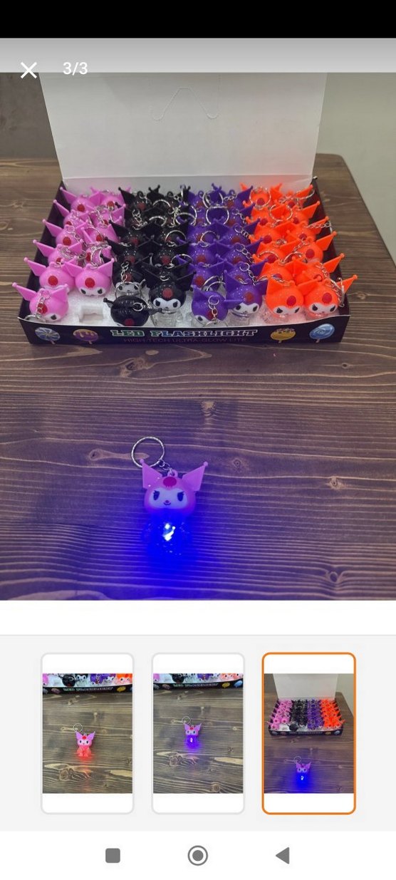 Renkli Emoji Figürlü Işıklı Anahtarlıklar - Görsel 2