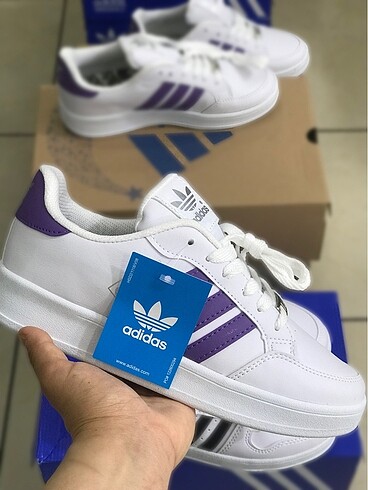 Adidas Adidas Mor şeritli Spor Ayakkabı