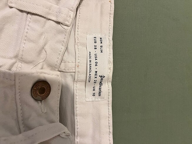 Stradivarius Stradivarius Beyaz Şort