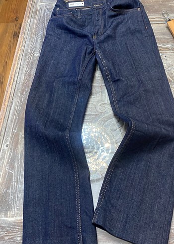 Kadın Lacivert Denim Normal Boy Kot Pantolon - Görsel 6