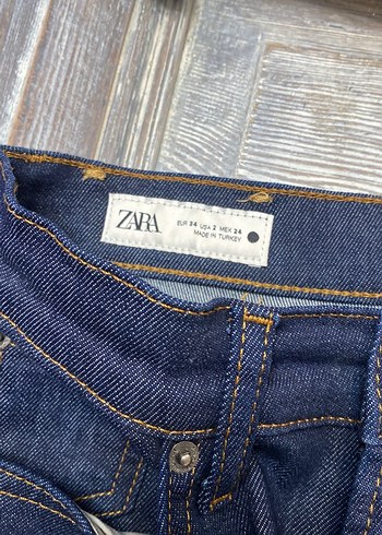 Kadın Lacivert Denim Normal Boy Kot Pantolon - Görsel 4