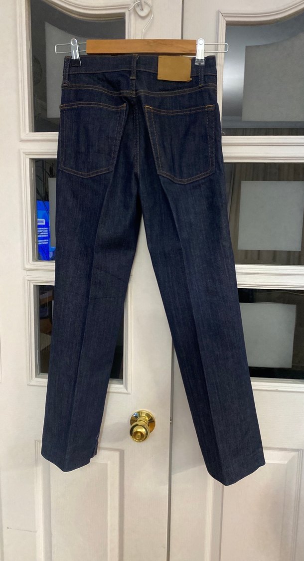 Kadın Lacivert Denim Normal Boy Kot Pantolon - Görsel 3