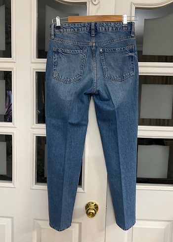 Kadın Mavi Denim Normal Kesim Jean - Görsel 2