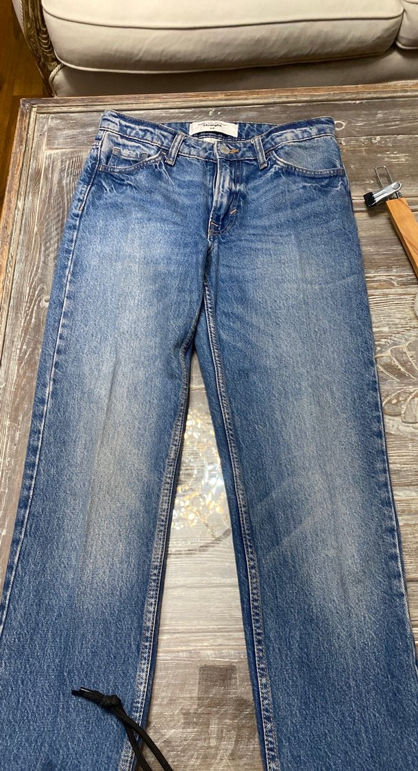 Kadın Mavi Denim Normal Kesim Jean - Görsel 4