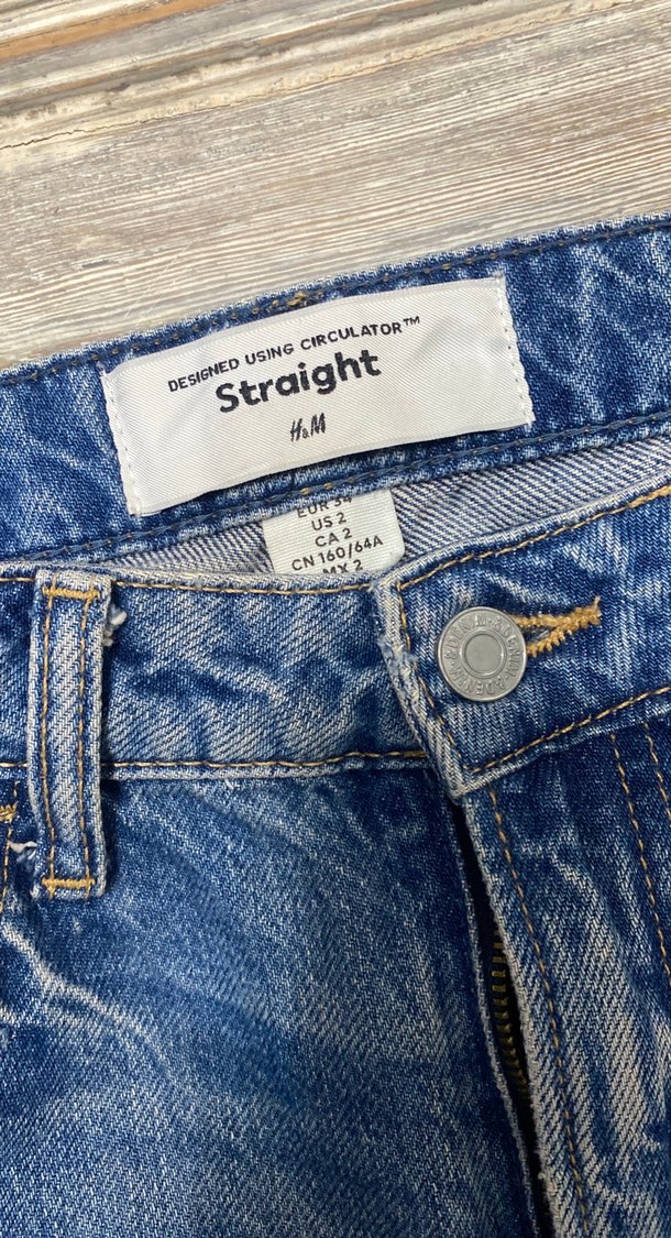 Kadın Mavi Denim Normal Kesim Jean - Görsel 3