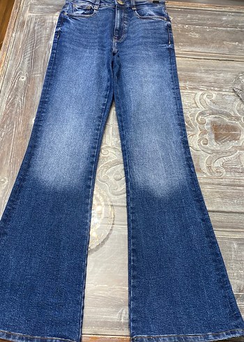 Mavi Normal Boy Kadın Denim Jean - Görsel 4