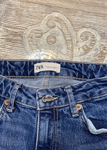 Zara 38 beden mavi bluejean - Görsel 4