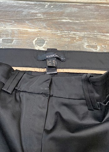 Kadın Siyah saten Kumaş Pantolon - Görsel 2