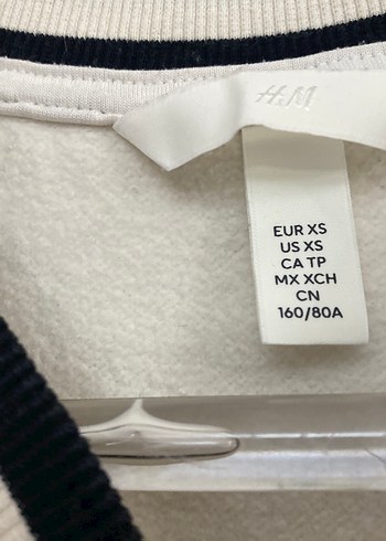 Beyaz Uzun Kollu Baskılı Sweatshirt - Görsel 2