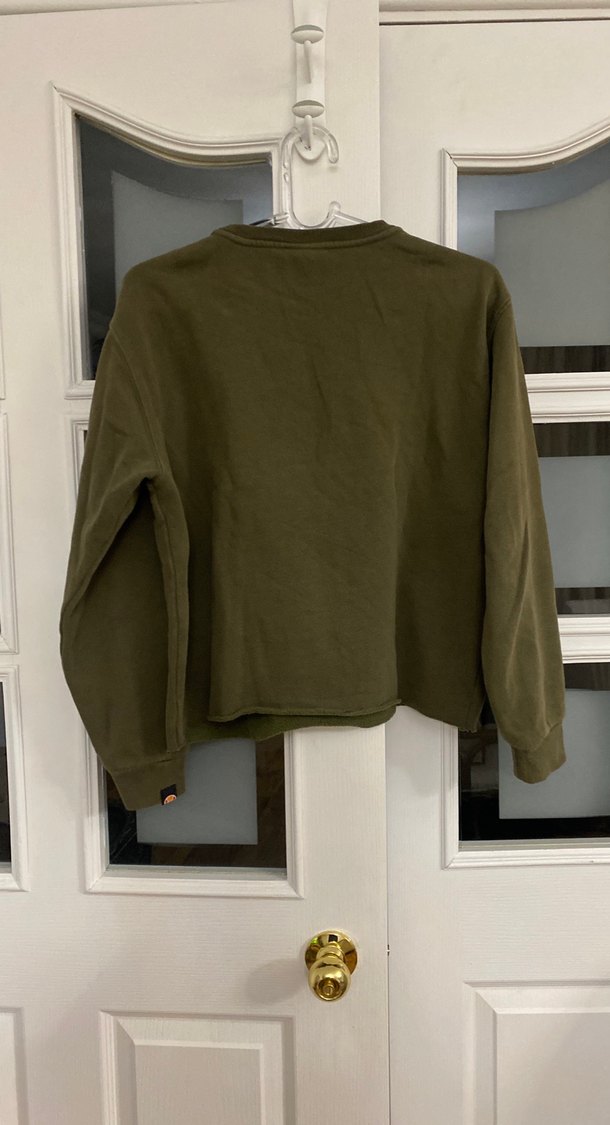 Ellesse Khaki Renkli Kadın Sweatshirt - Görsel 2