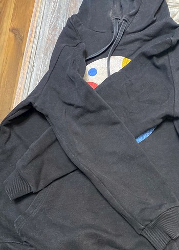 Sweatshirt siyah xs - Görsel 5