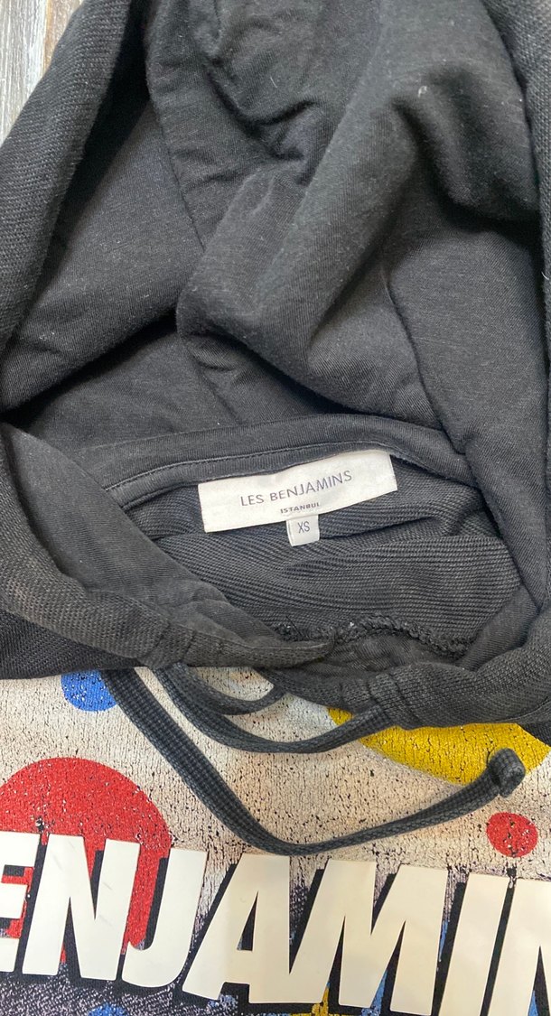 Sweatshirt siyah xs - Görsel 3