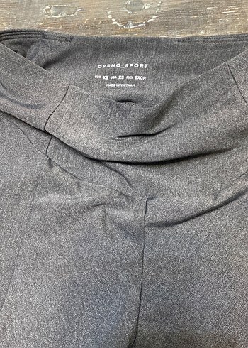 Gri Kadın Pilili Denim Tayt - Görsel 2