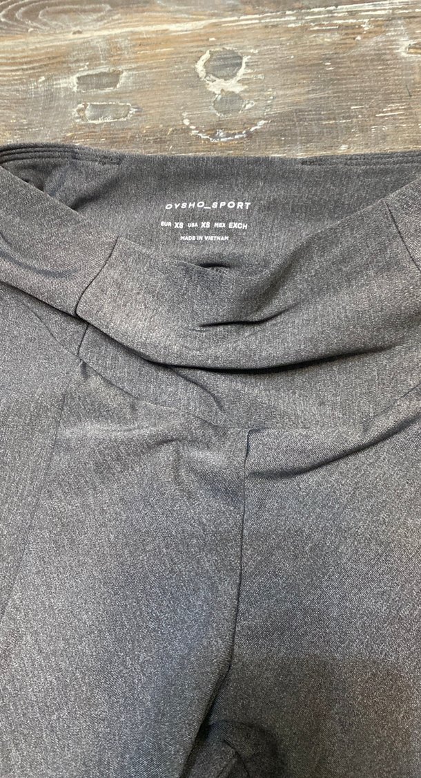 Gri Kadın Pilili Denim Tayt - Görsel 2