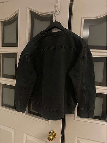 Zara Zara X Small kalın Eskitme sweatshirt