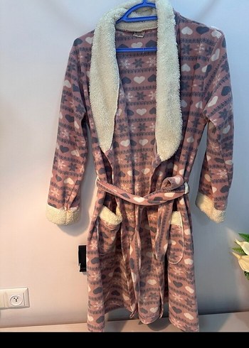 Bohem Tarzda Uzun Bağcıklı Kadın Bornoz - Görsel 2