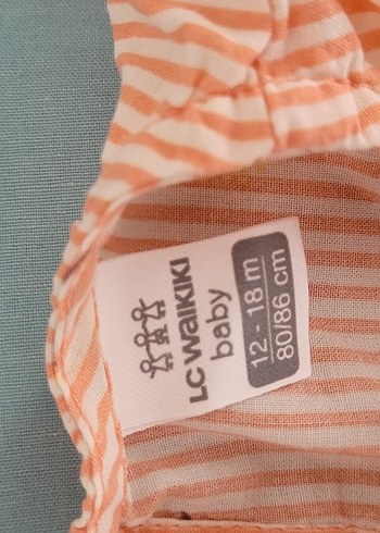 Bej Çizgili Çiçek Desenli bluz Çocuk - Görsel 3