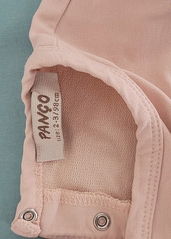 Düğmeli Pembe Kız Sweatshirt - Görsel 6
