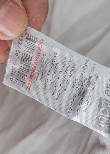 Fermuarlı Pembe Çizgili Bebek Kız Tulum - Görsel 9