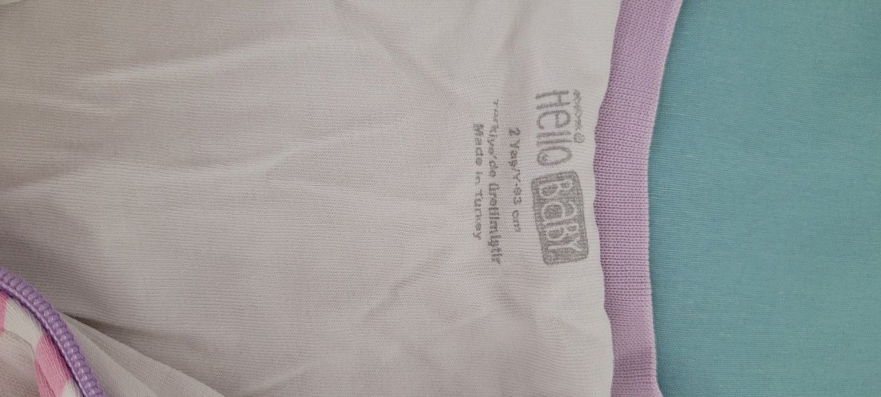 Fermuarlı Pembe Çizgili Bebek Kız Tulum - Görsel 5