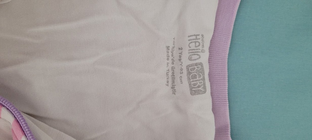 Fermuarlı Pembe Çizgili Bebek Kız Tulum - Görsel 4