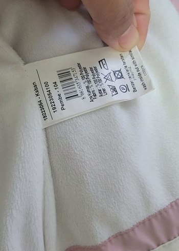 Pembe Düğmeli Kız Çocuk Mont - Görsel 5