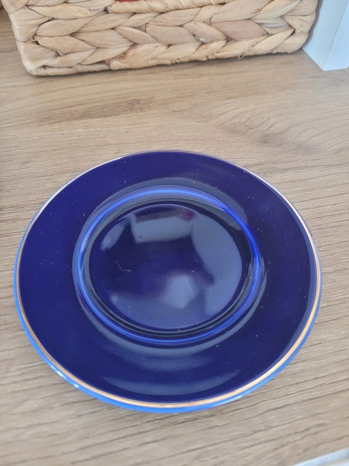 Mavi Kulplu Göz Desenli Kahve Fincanı Seti - Görsel 5