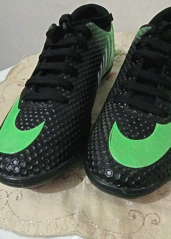 Yılan Desenli Yeşil Erkek Futbol Ayakkabısı - Görsel 7