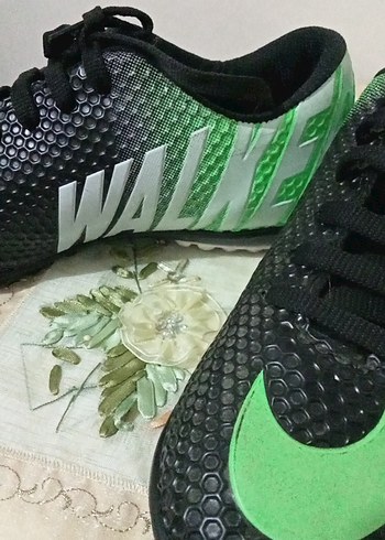 Yılan Desenli Yeşil Erkek Futbol Ayakkabısı - Görsel 5