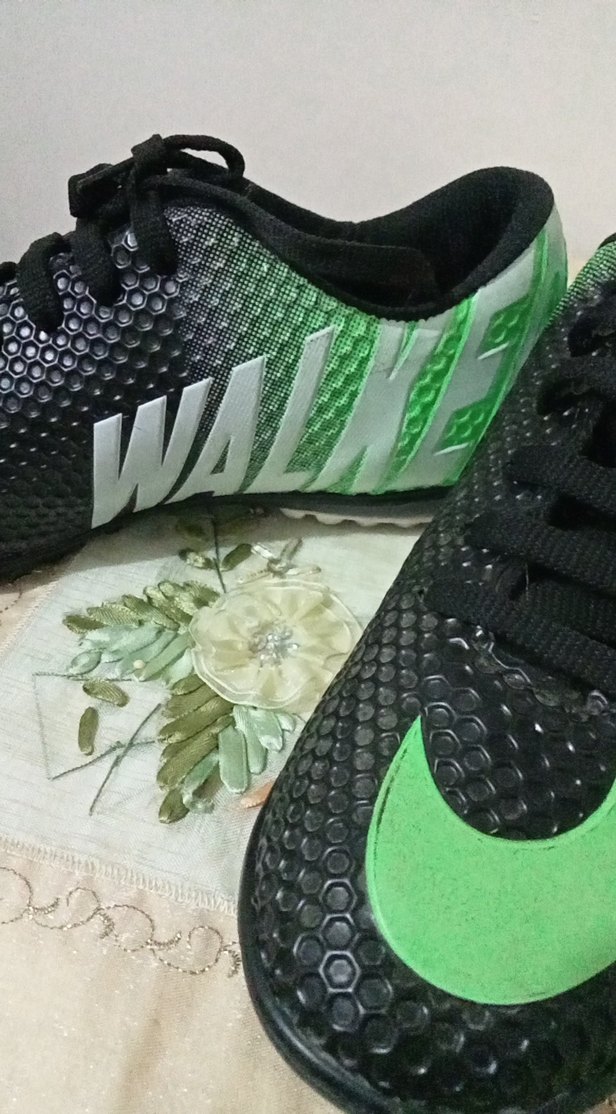 Yılan Desenli Yeşil Erkek Futbol Ayakkabısı - Görsel 5