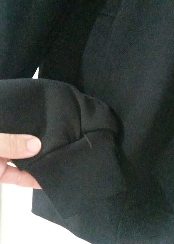 Erkek Siyah Fermuarlır Sweatshirt - Görsel 6