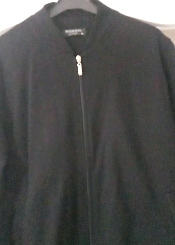 Erkek Siyah Fermuarlır Sweatshirt - Görsel 7