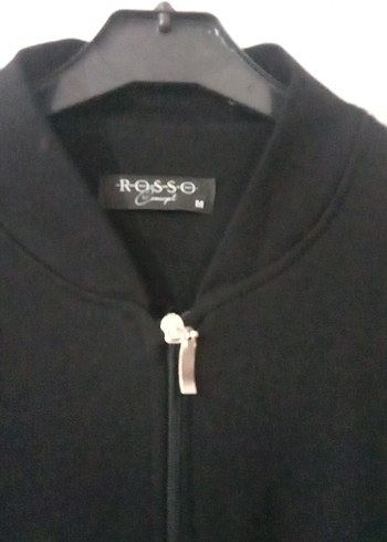 Erkek Siyah Fermuarlır Sweatshirt - Görsel 3