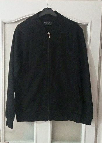 Erkek Siyah Fermuarlır Sweatshirt - Görsel 2