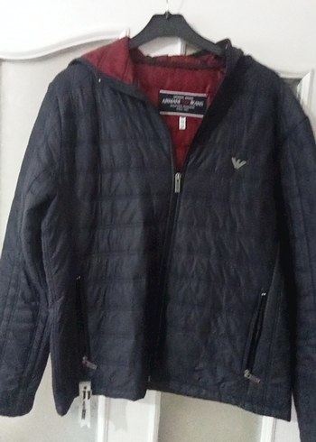 Siyah Kapüşonlu Fermuarlı Erkek Mont - Görsel 7