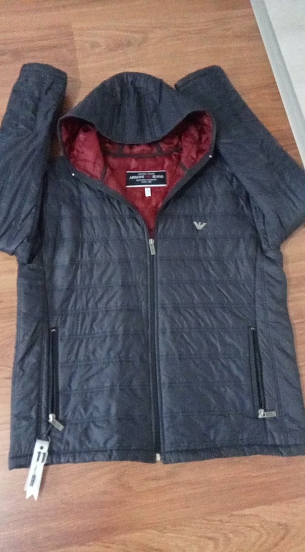 Siyah Kapüşonlu Fermuarlı Erkek Mont - Görsel 3