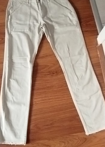 Bej erkek Denim Pantolon - Görsel 6