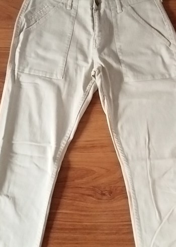 Bej erkek Denim Pantolon - Görsel 3