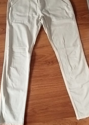 Bej erkek Denim Pantolon - Görsel 7