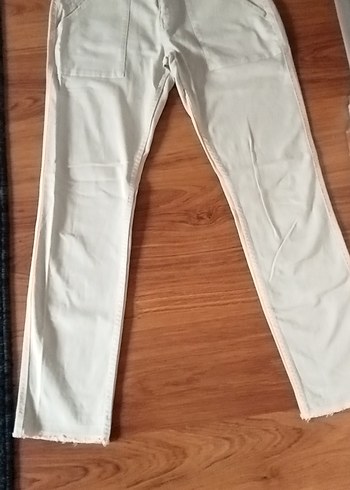 Bej erkek Denim Pantolon - Görsel 2