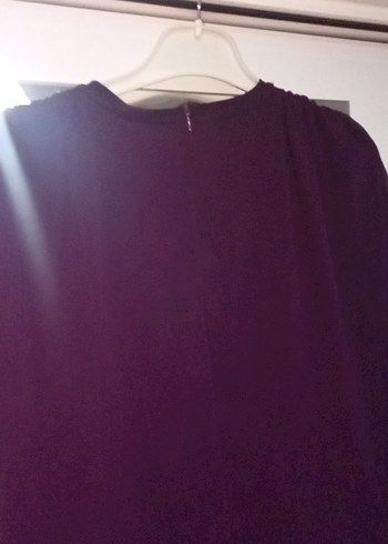 Mor Uzun Kollu Elbise Tulum - Görsel 5