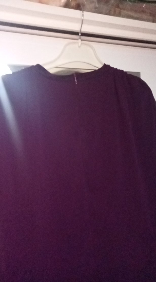 Mor Uzun Kollu Elbise Tulum - Görsel 5