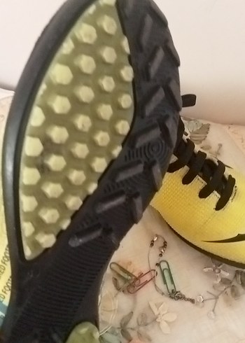 Sarı Erkek Çocuk Sneakers Siyah Detaylı 40 numara - Görsel 6