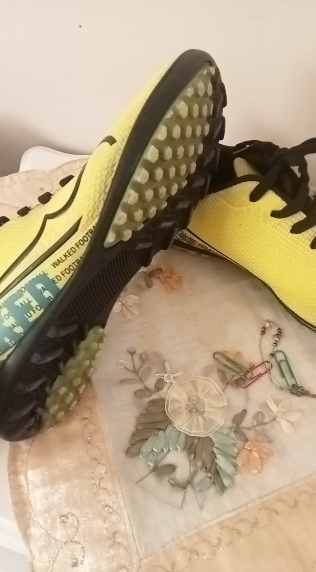 Sarı Erkek Çocuk Sneakers Siyah Detaylı 40 numara - Görsel 5