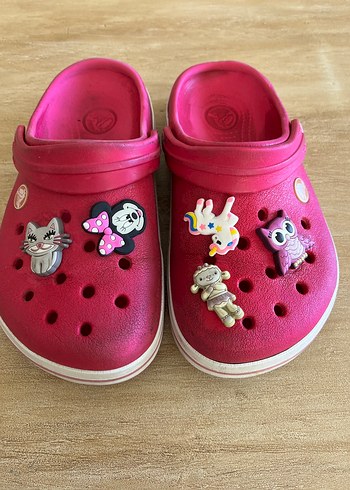 Renkli Kız Çocuk Terlikleri - Cırt Cırtlı - Görsel 4