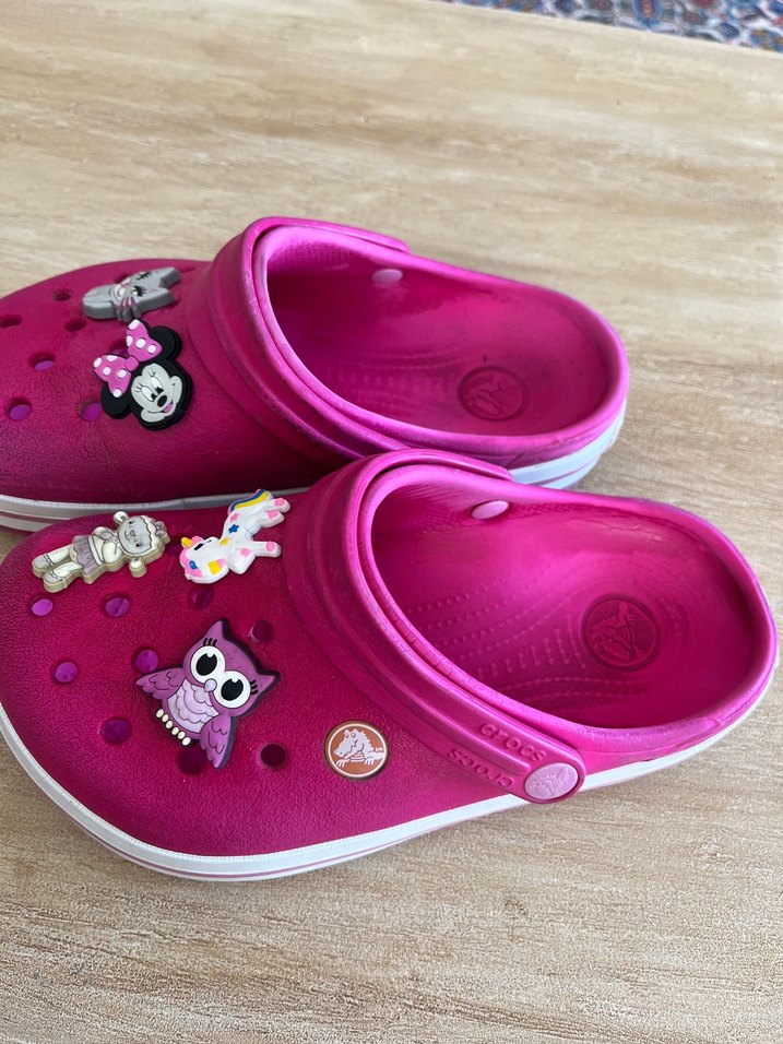 Renkli Kız Çocuk Terlikleri - Cırt Cırtlı - Görsel 2