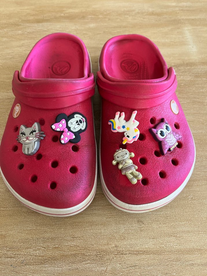 Renkli Kız Çocuk Terlikleri - Cırt Cırtlı - Görsel 4