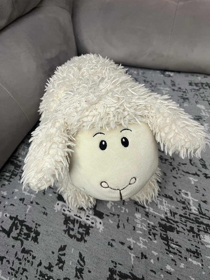 Gri Peluş Koyun Oyuncak masalcı küçücük - Görsel 3