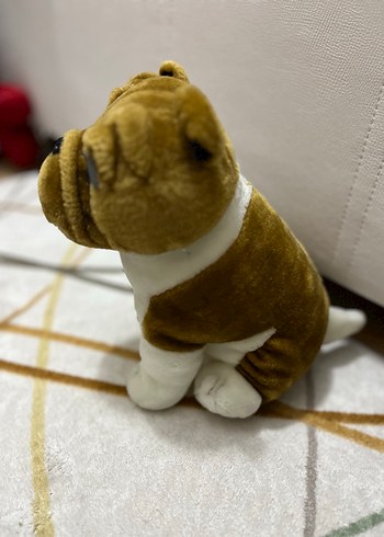 24 cm Pastel Kahverengi Peluş Oyuncak Köpek - Görsel 5